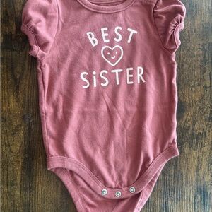 Garanimals Pink 'Best Sister' Bodysuit